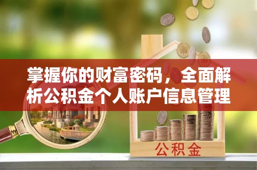 花坛掌握你的财富密码，全面解析公积金个人账户信息管理与优化