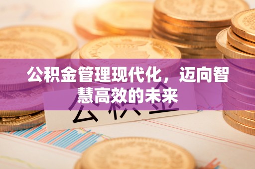 花坛公积金管理现代化，迈向智慧高效的未来