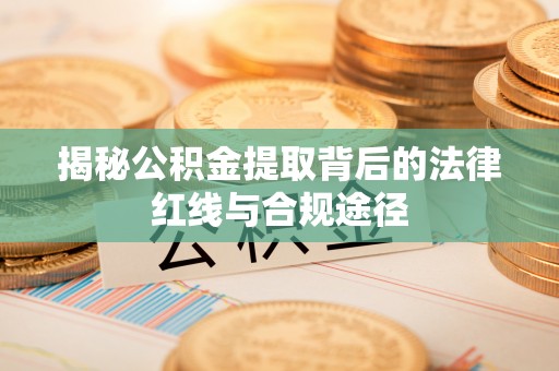 花坛揭秘公积金提取背后的法律红线与合规途径