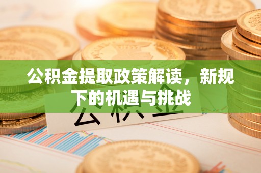 花坛公积金提取政策解读，新规下的机遇与挑战